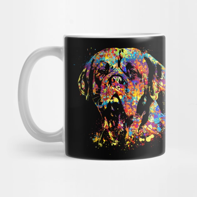 Colorful Dogue de Bordeaux by Nartissima